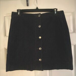 Toad & Co Houndstooth Cord Skirt